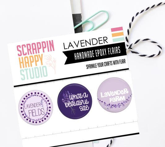 Lavender Fields Epoxy Flair
