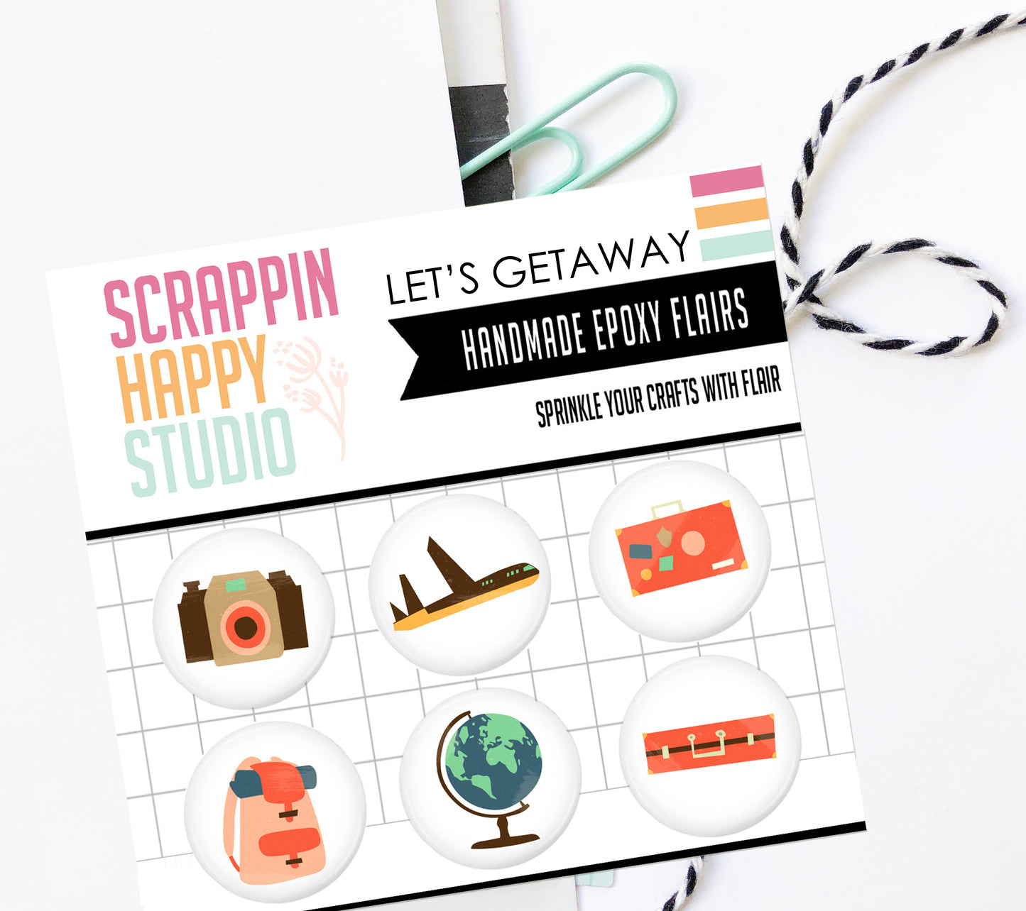 Let's Getaway Epoxy Flair