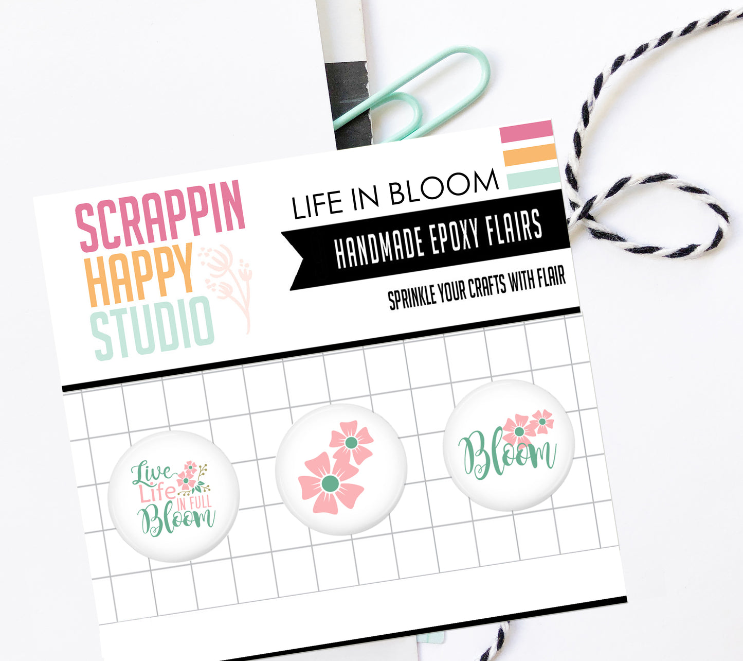 Life In Bloom Epoxy Flair