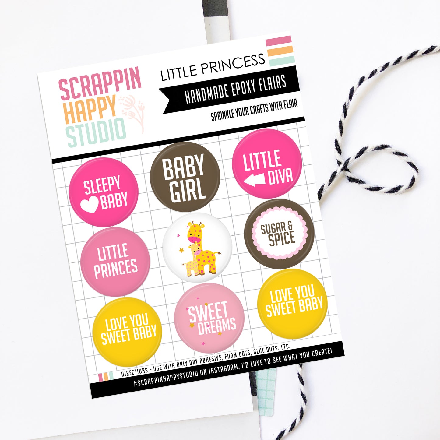 Little Princess Epoxy Flair