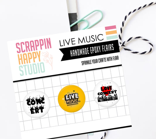 Live Music Epoxy Flair
