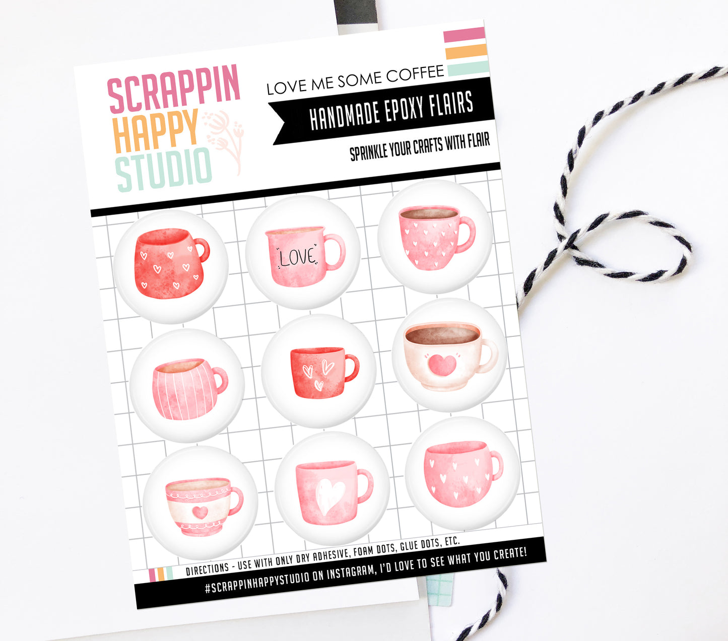 I Love Me Some Coffee Epoxy Flair