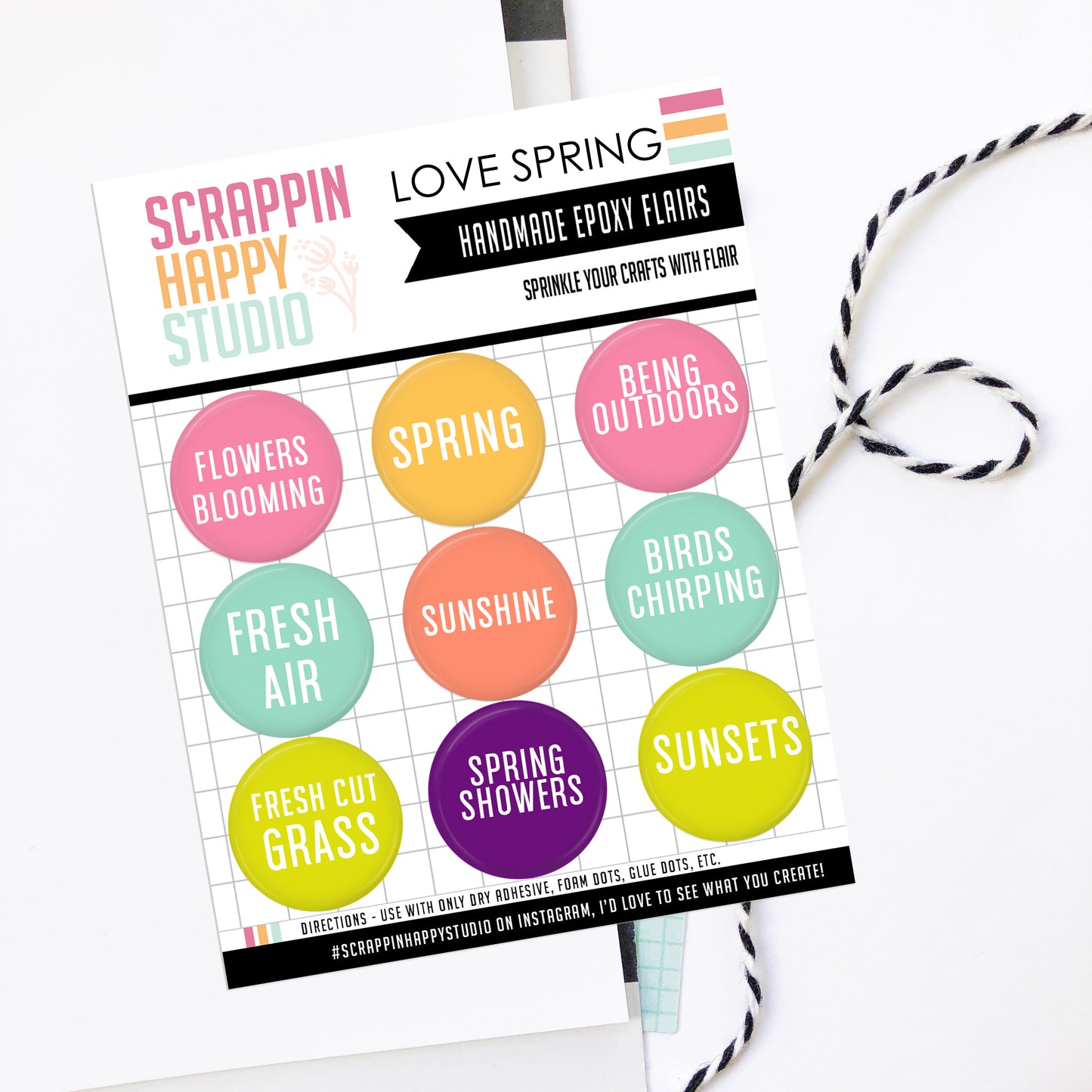 Love Spring Epoxy Flair