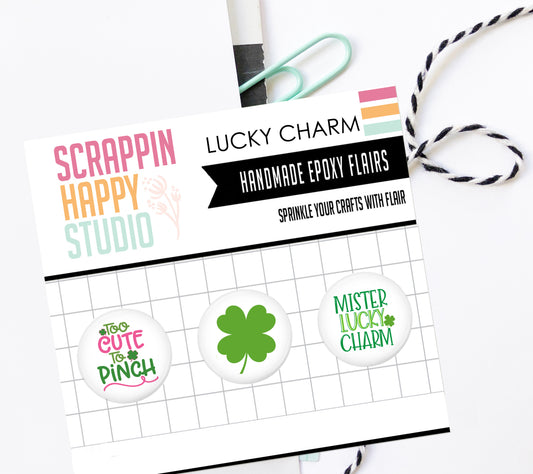 Lucky Charm Epoxy Flair