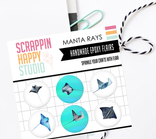 Manta Ray Epoxy Flair