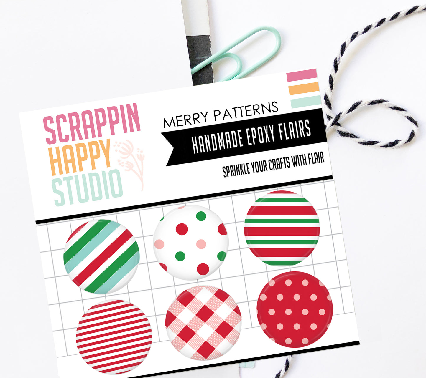 Merry Patterns Epoxy Flair