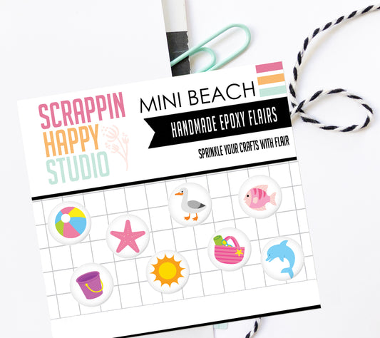 Mini Beach Day Epoxy Flair