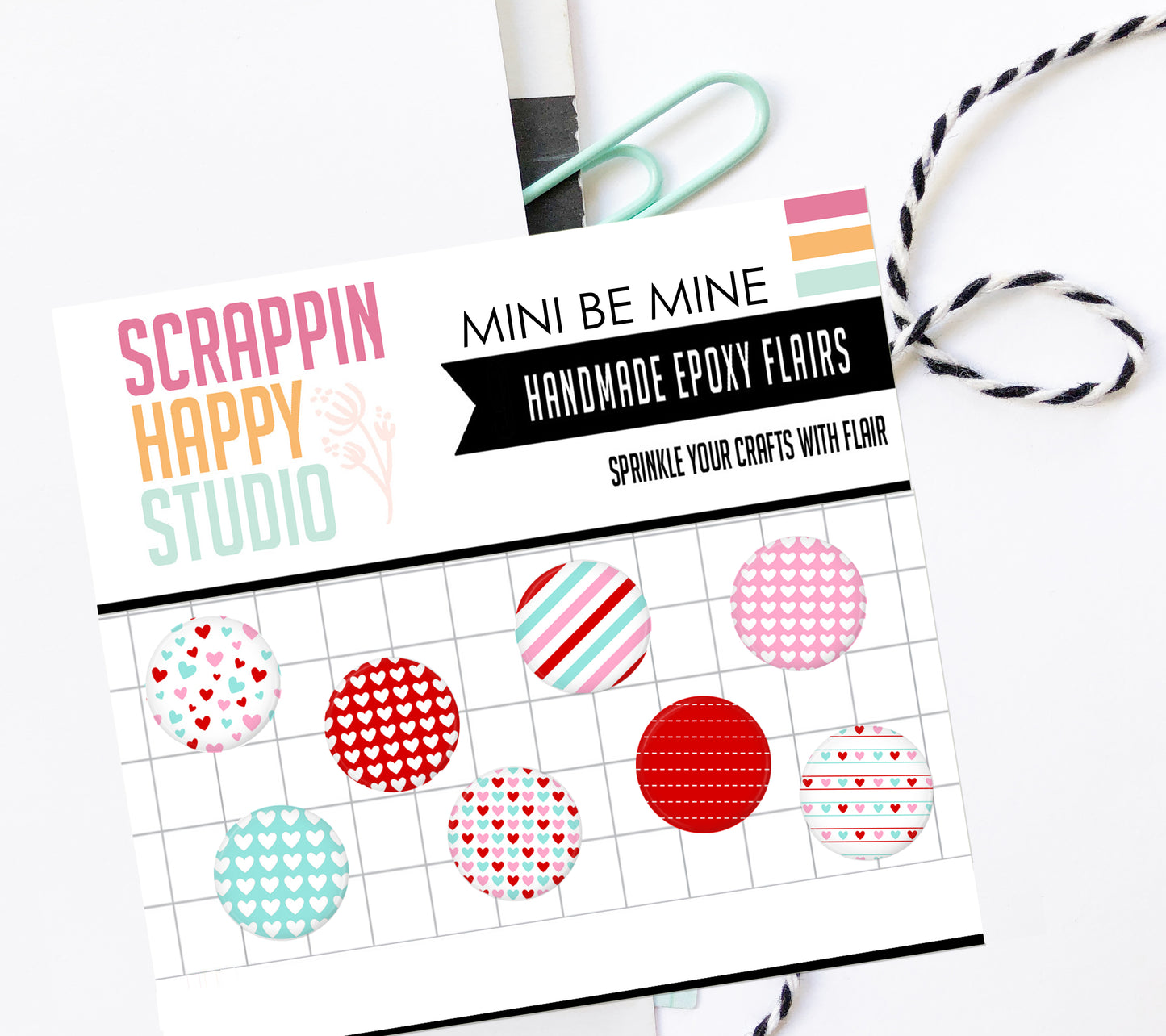 Mini Be Mine Epoxy Flair