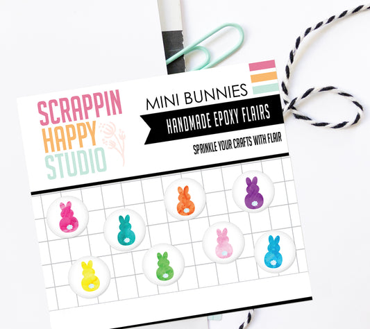 Mini Bunnies Epoxy Flair