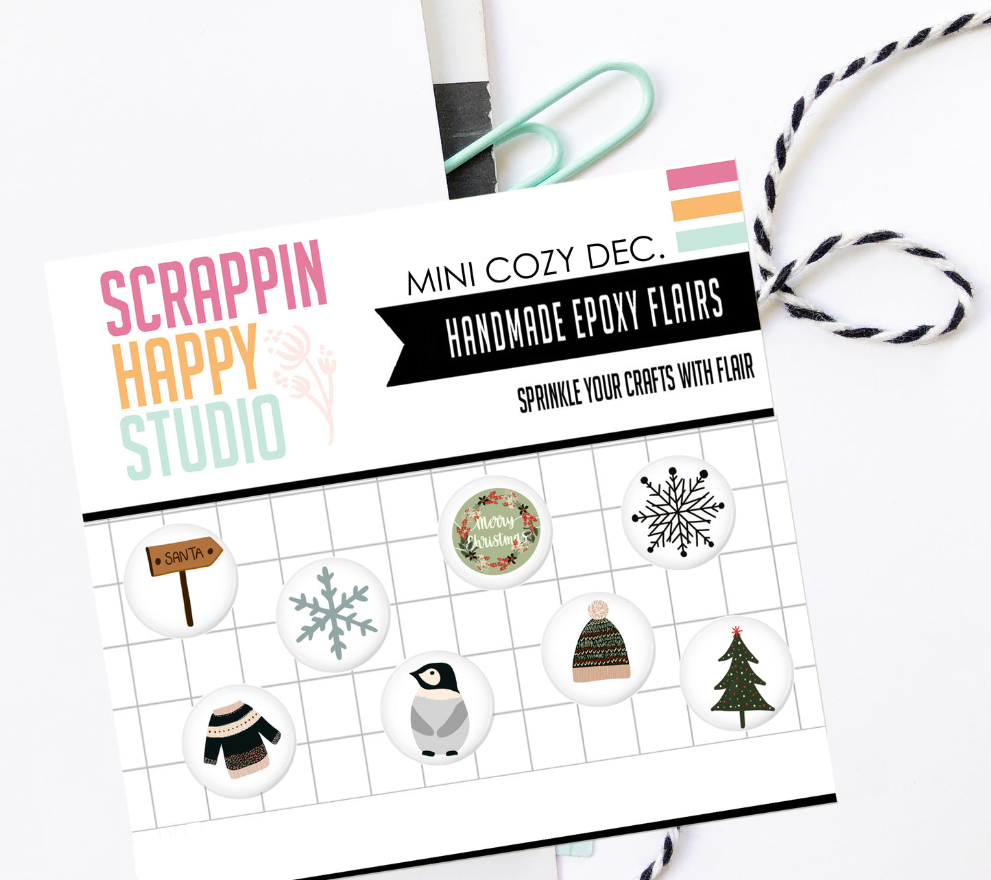 Mini Cozy Dec. Epoxy Flair
