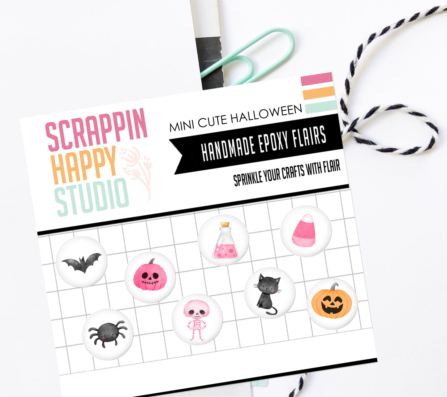 Mini Cute Halloween Epoxy Flair