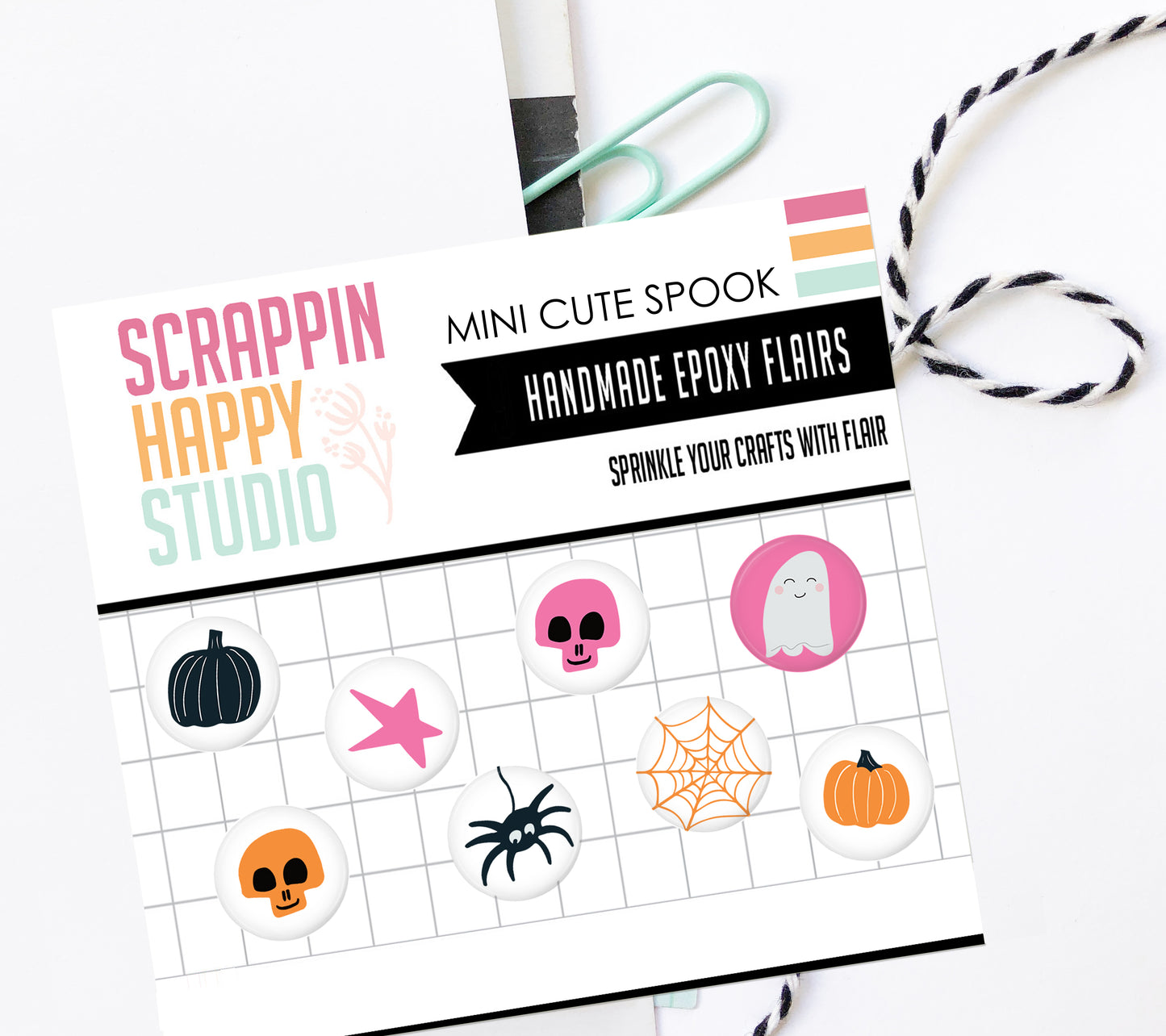 Mini Cute Spook Epoxy Flair