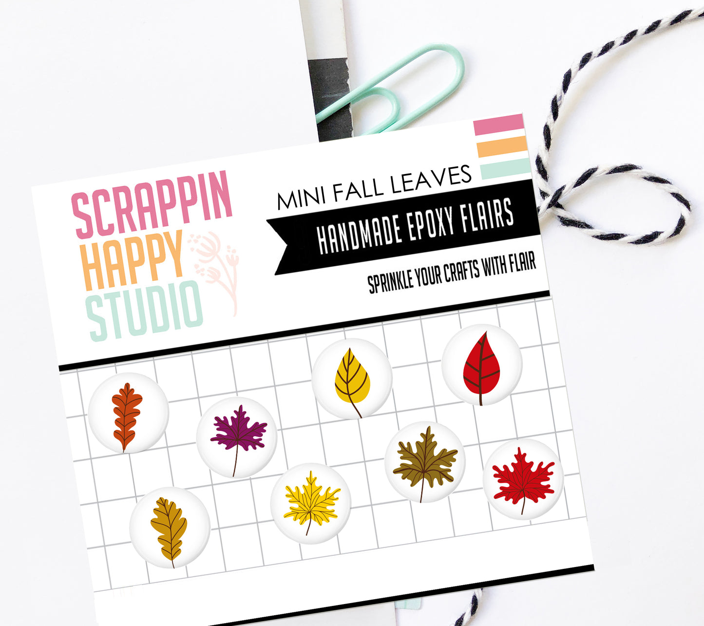 Mini Fall Leaves Epoxy Flair