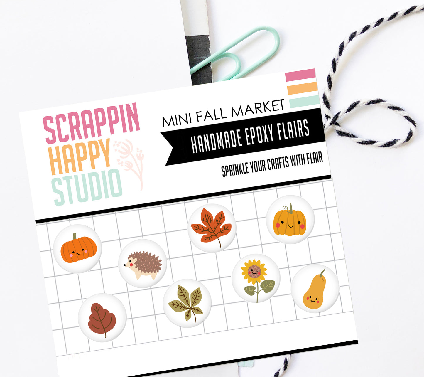 Mini Fall Market Epoxy Flair
