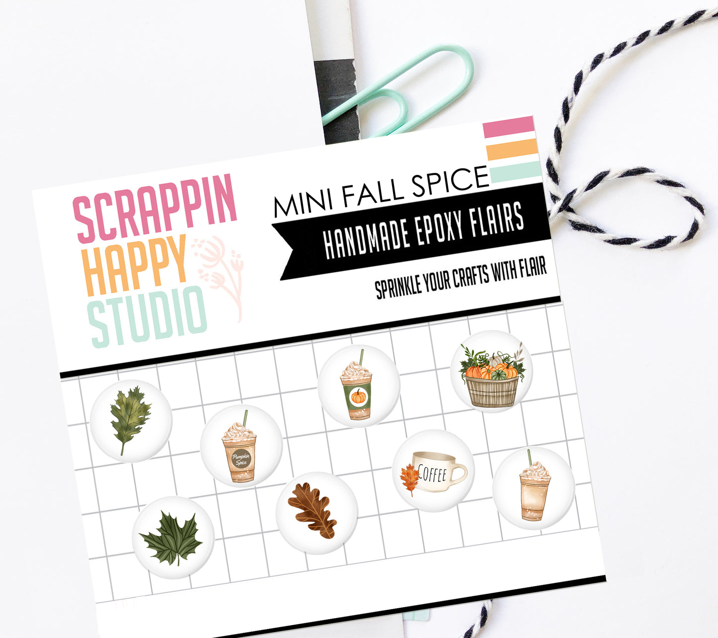 Mini Fall Spice Epoxy Flair