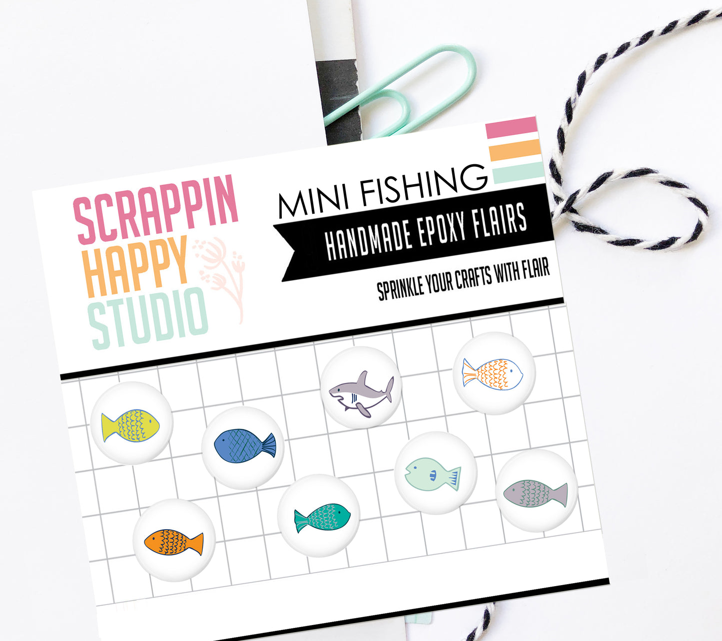 Mini Fishing Epoxy Flair