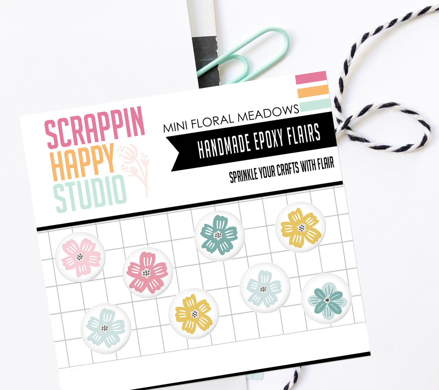 Mini Floral Meadows Epoxy Flair