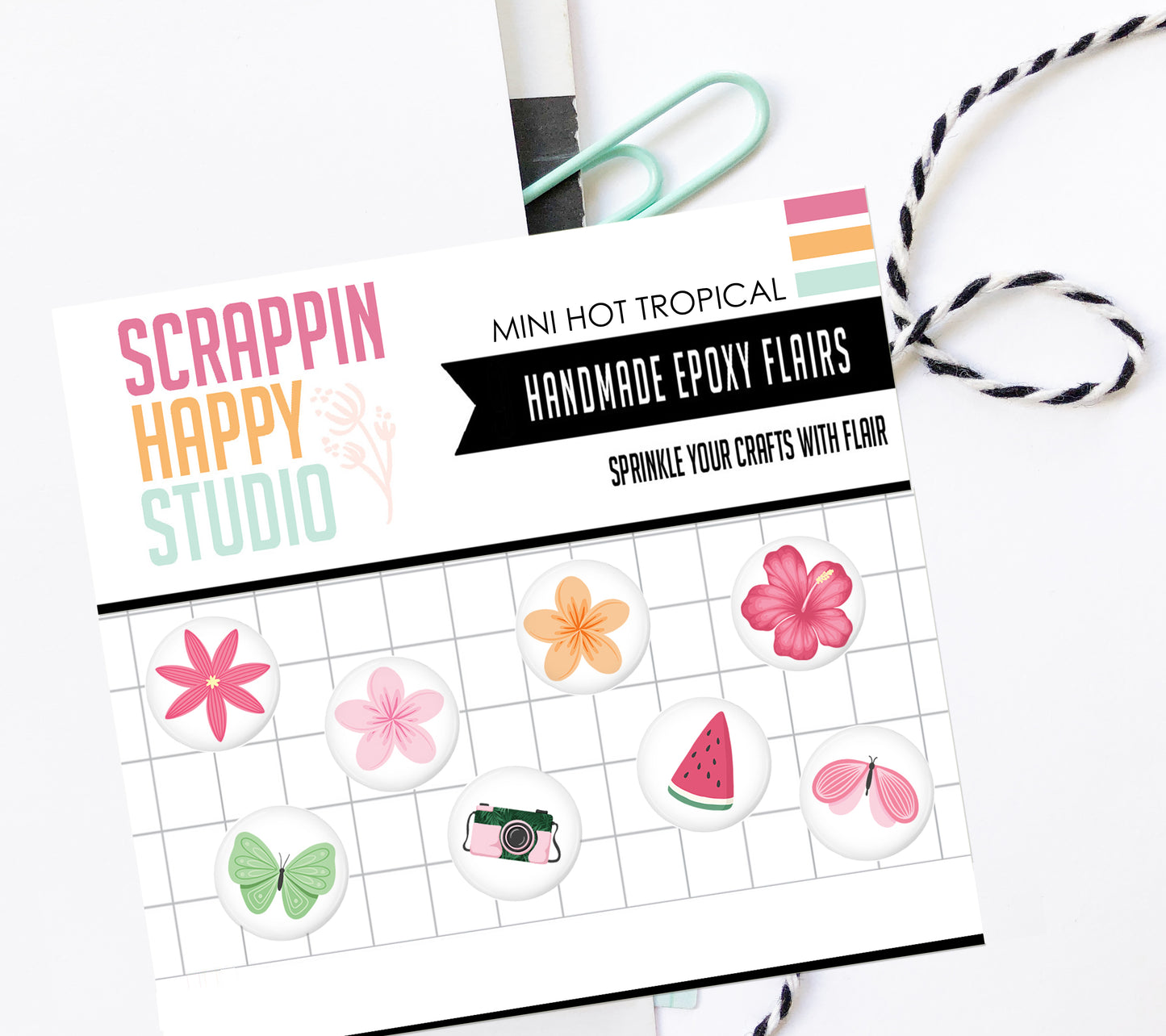 Mini Hot Tropical Epoxy Flair