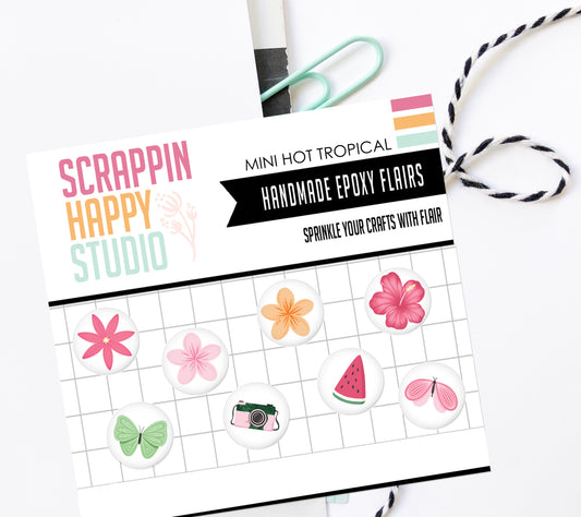 Mini Hot Tropical Epoxy Flair