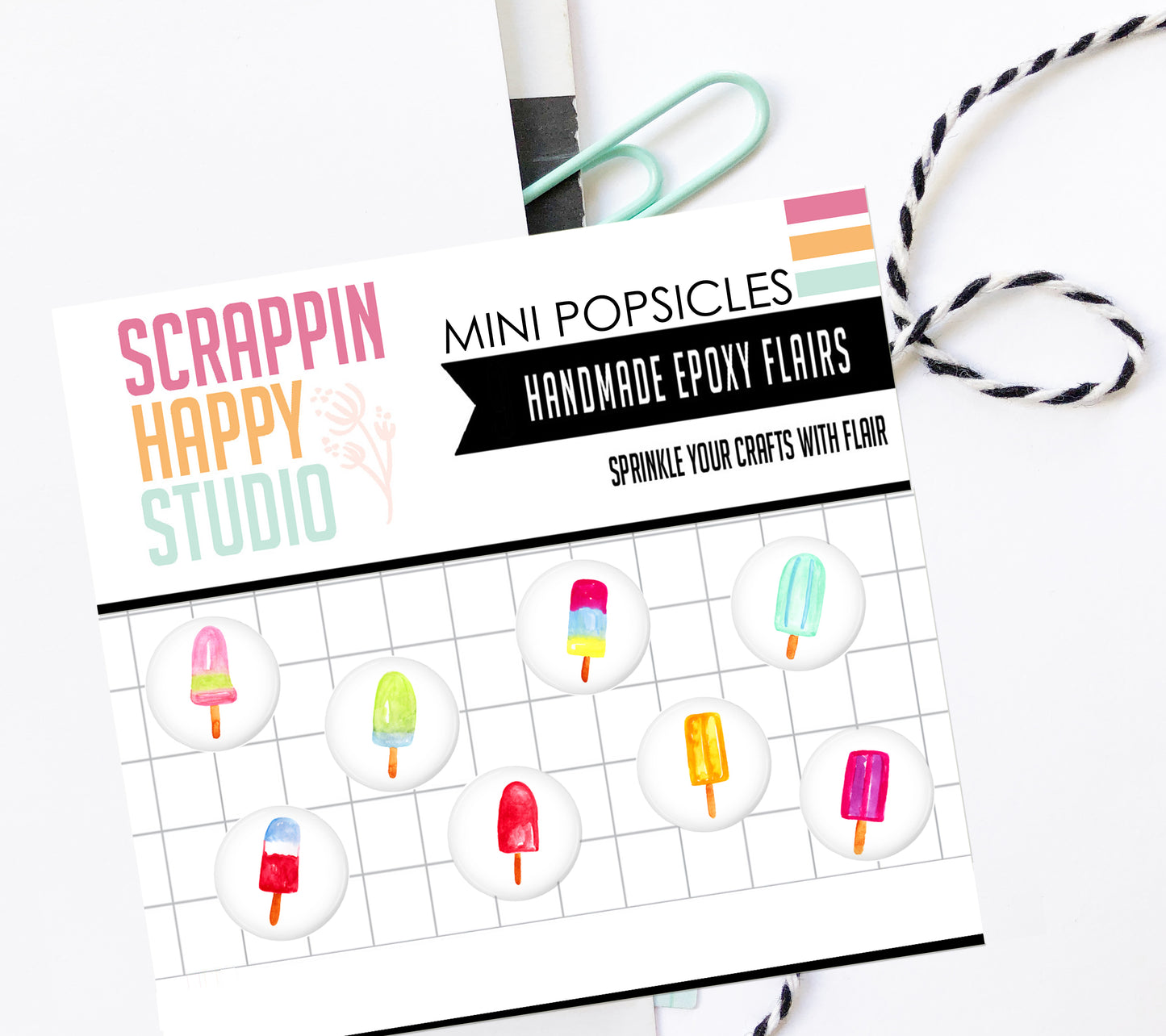 Mini Popsicle Epoxy Flair