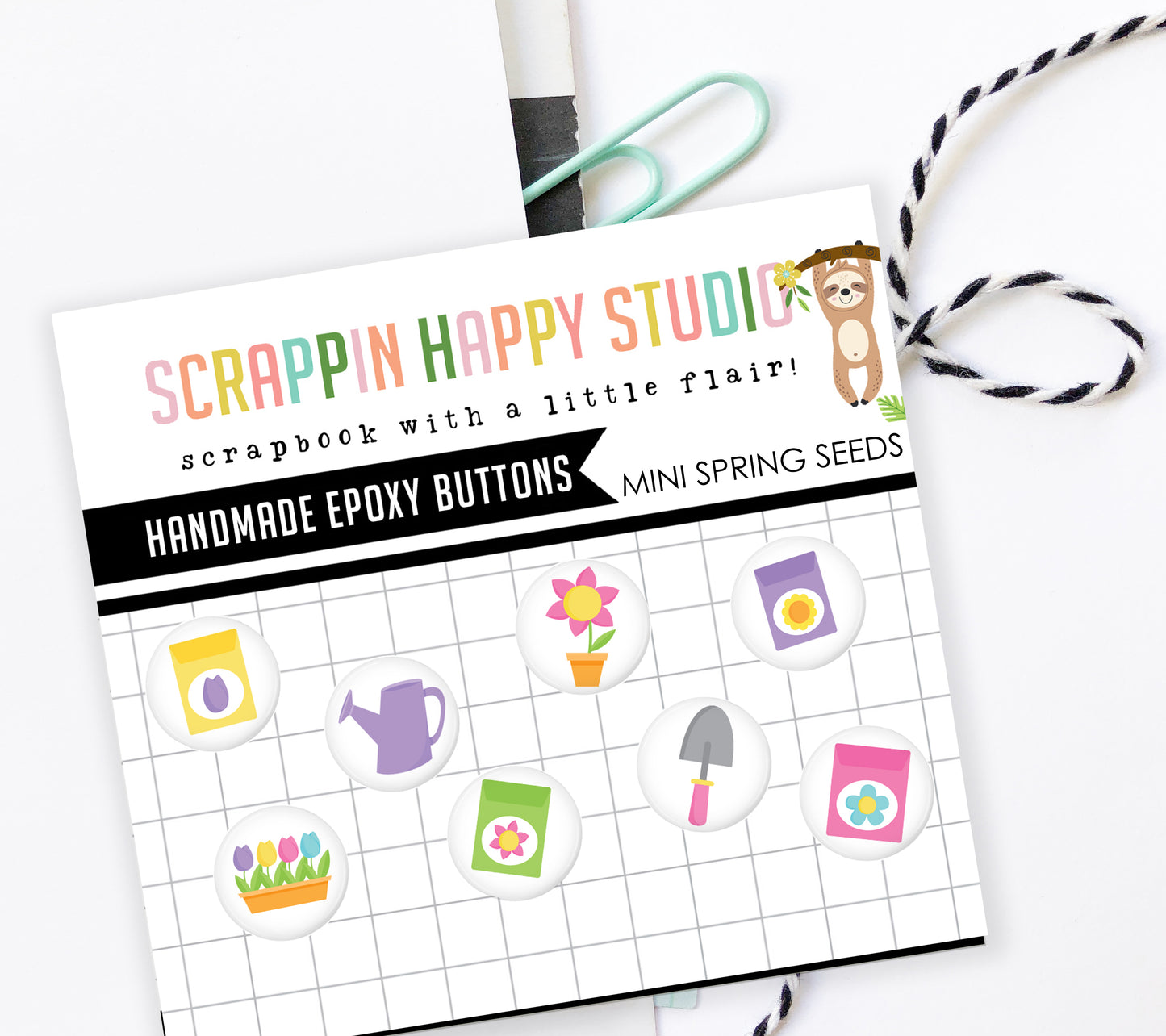 Mini Spring Seeds Epoxy Flair