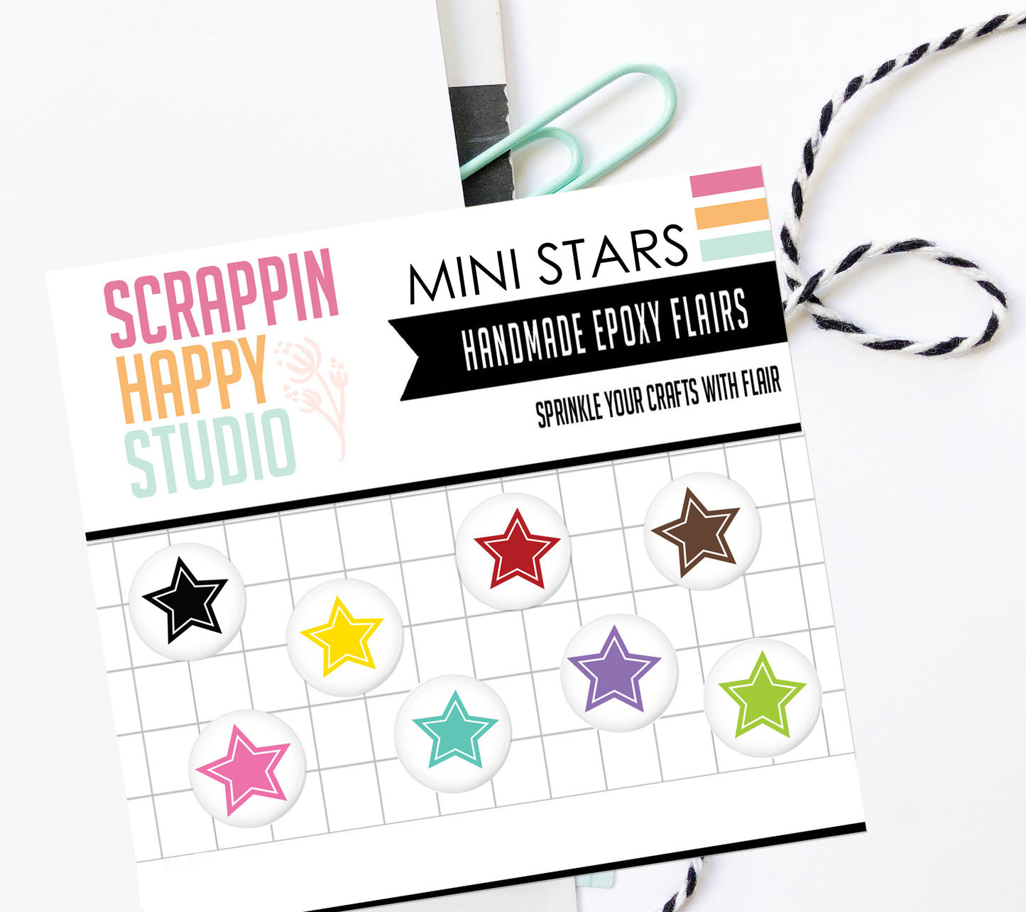 Mini Stars Epoxy Flair