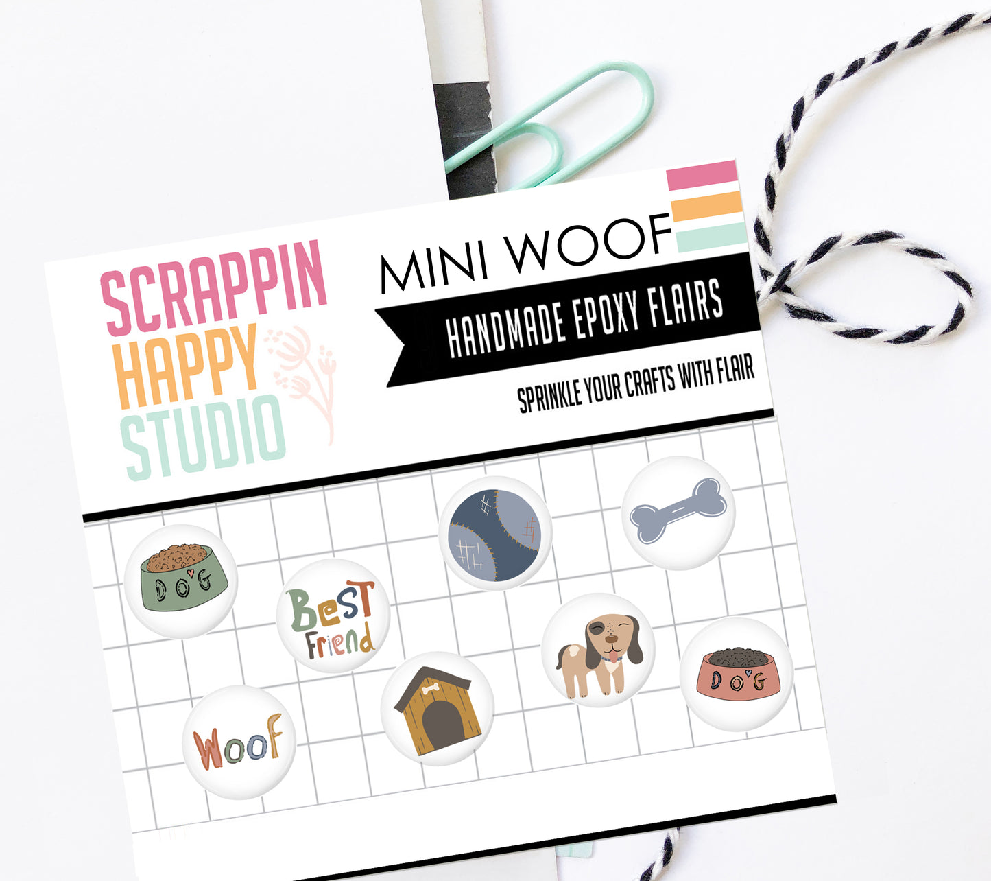 Mini Woof Epoxy Flair