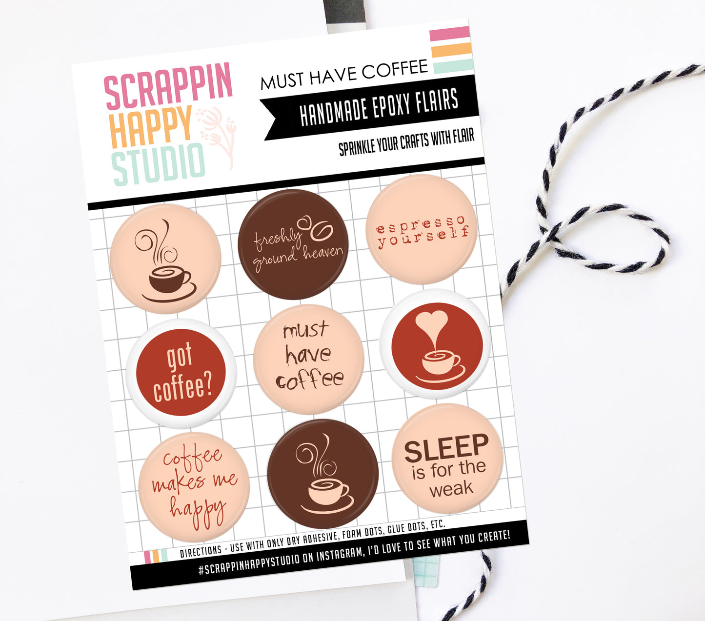 Must Have Coffee Epoxy Flair