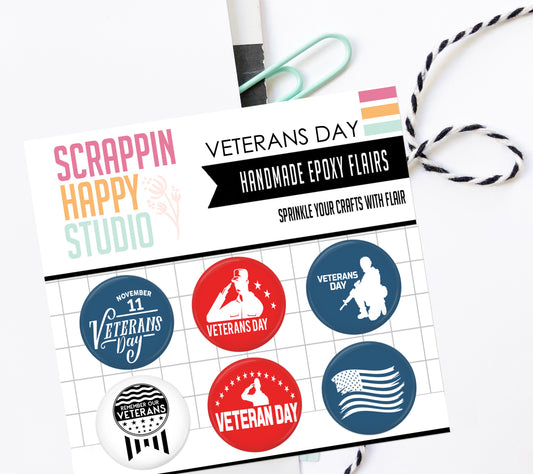 Veterans Day Epoxy Flair