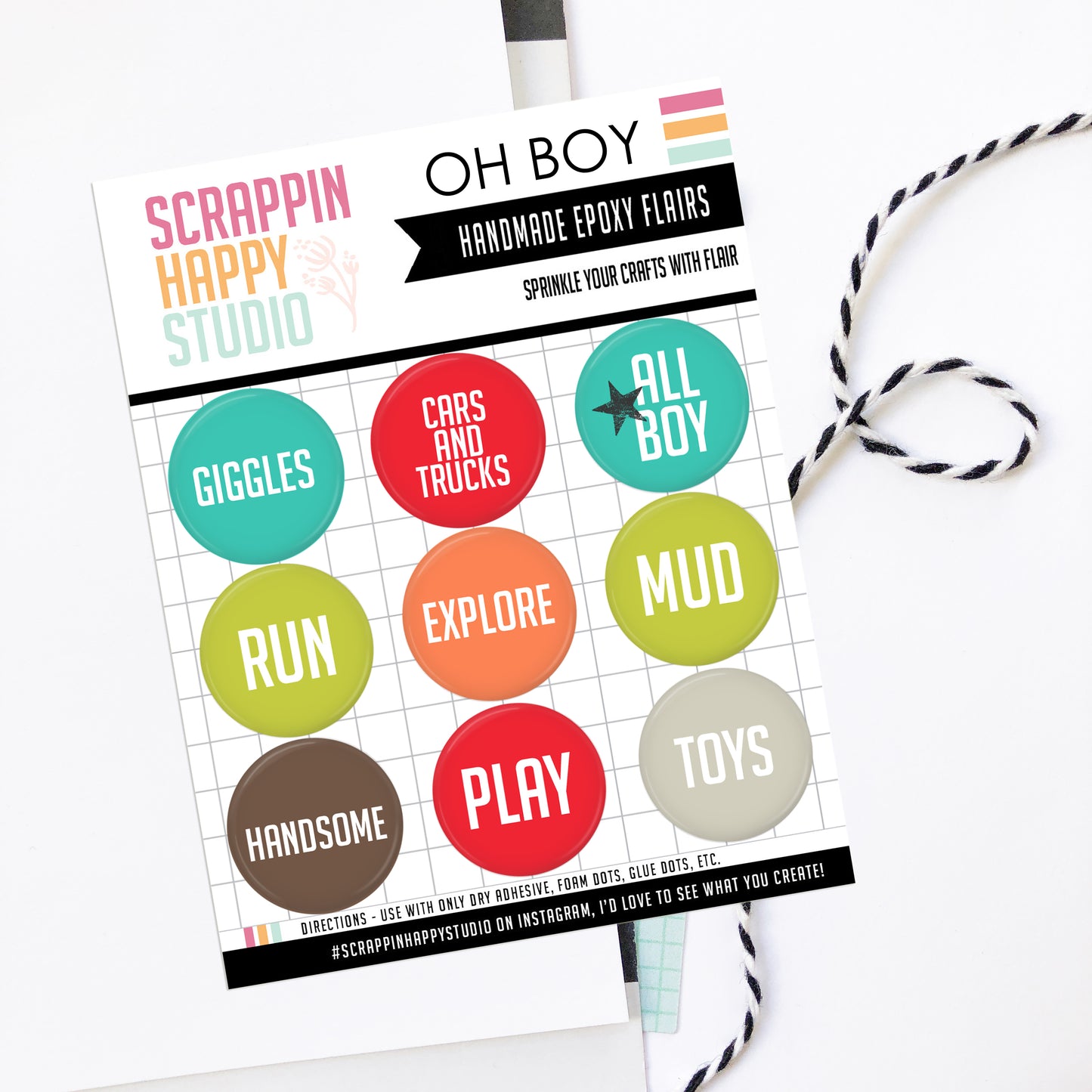 Oh Boy Epoxy Flair