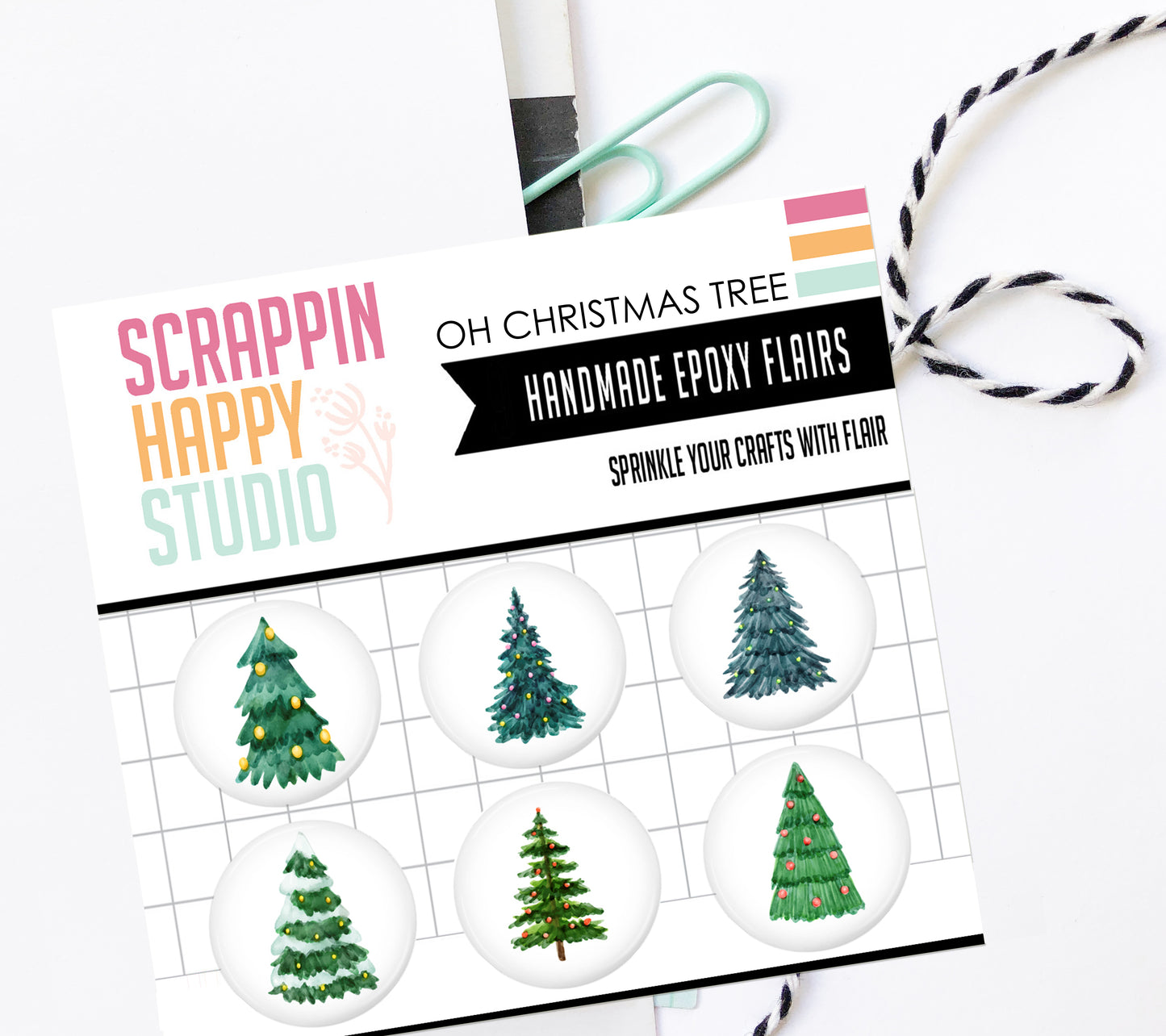 Oh Christmas Tree Epoxy Flair