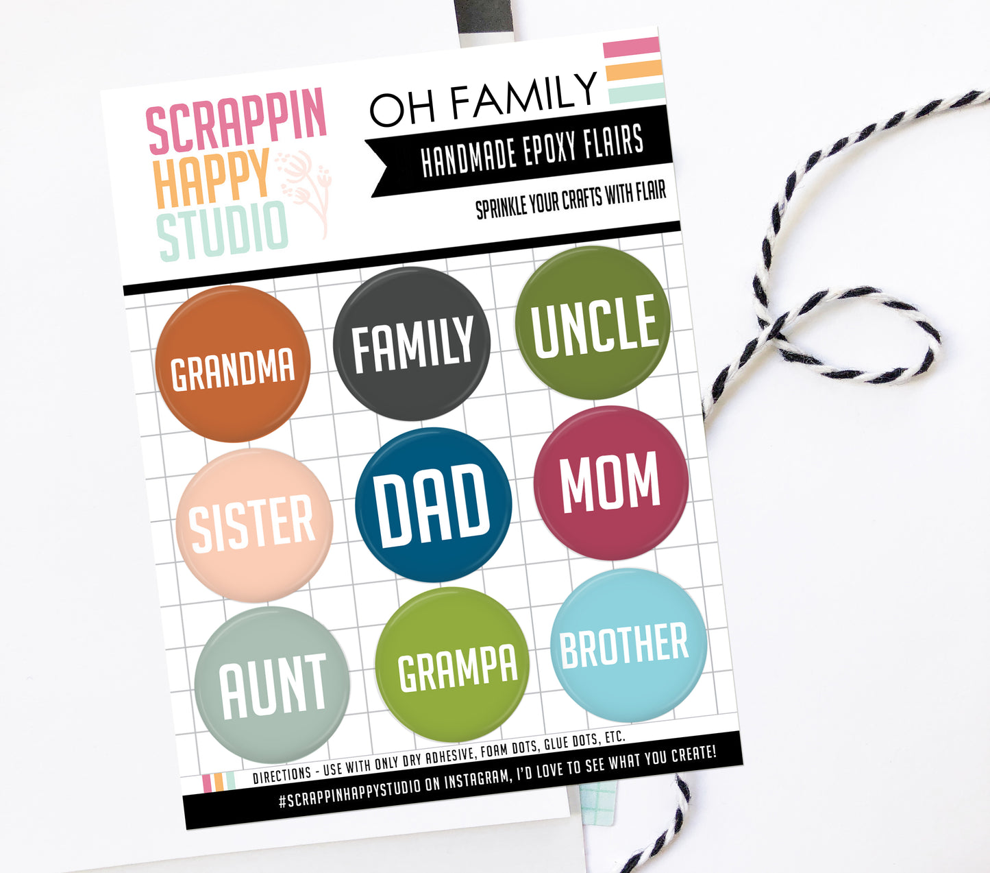 Oh Family Epoxy Flair