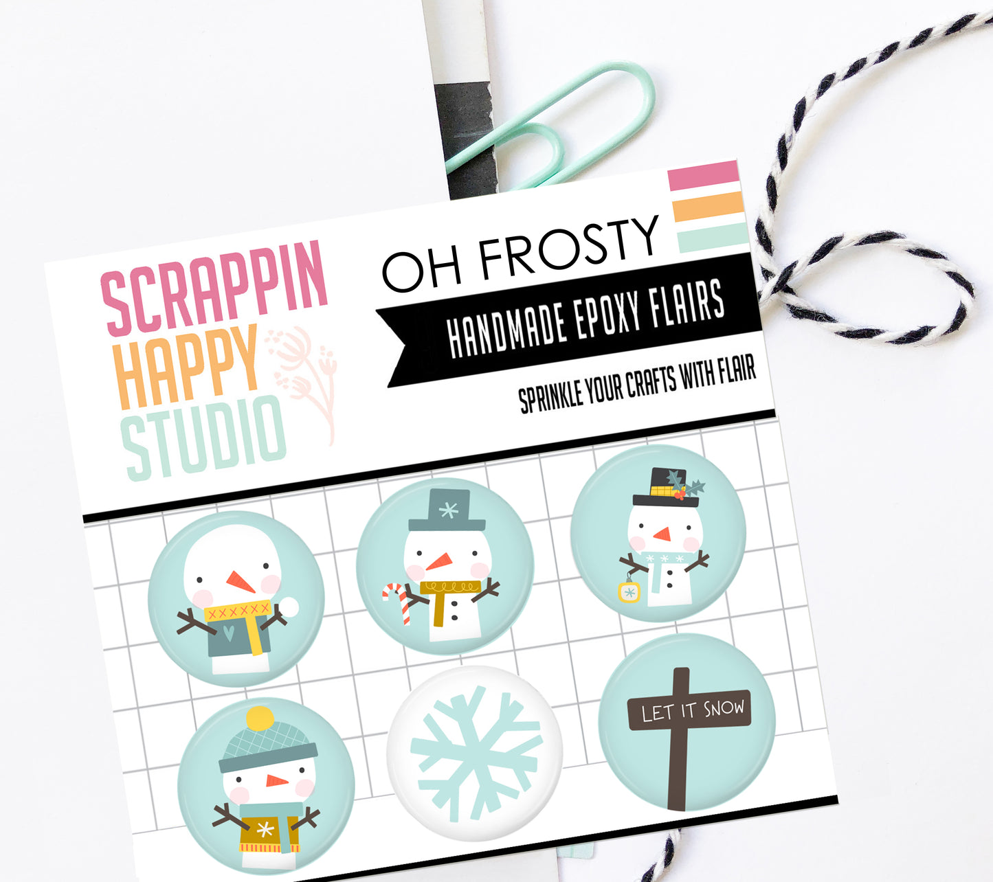 Oh Frosty Epoxy Flair