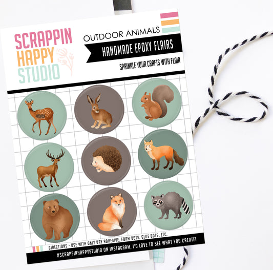 Outdoor Animals Epoxy Flair