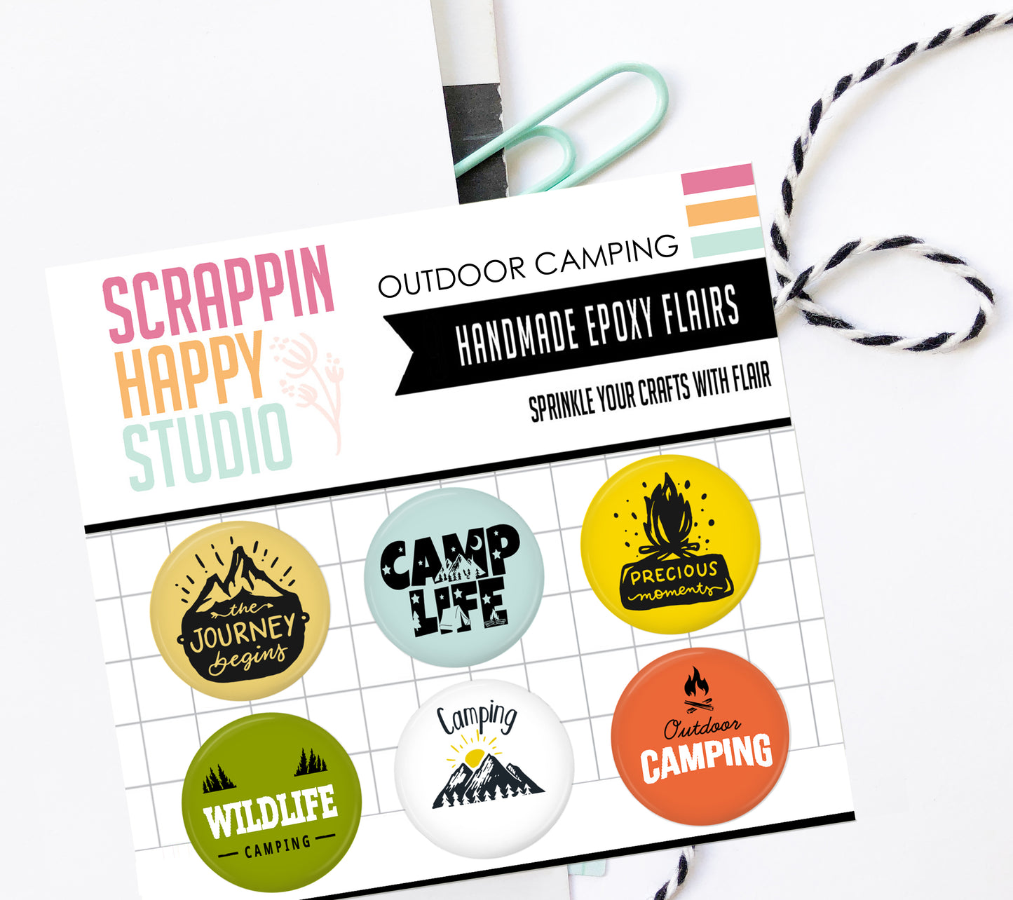 Outdoor Camping Epoxy Flair