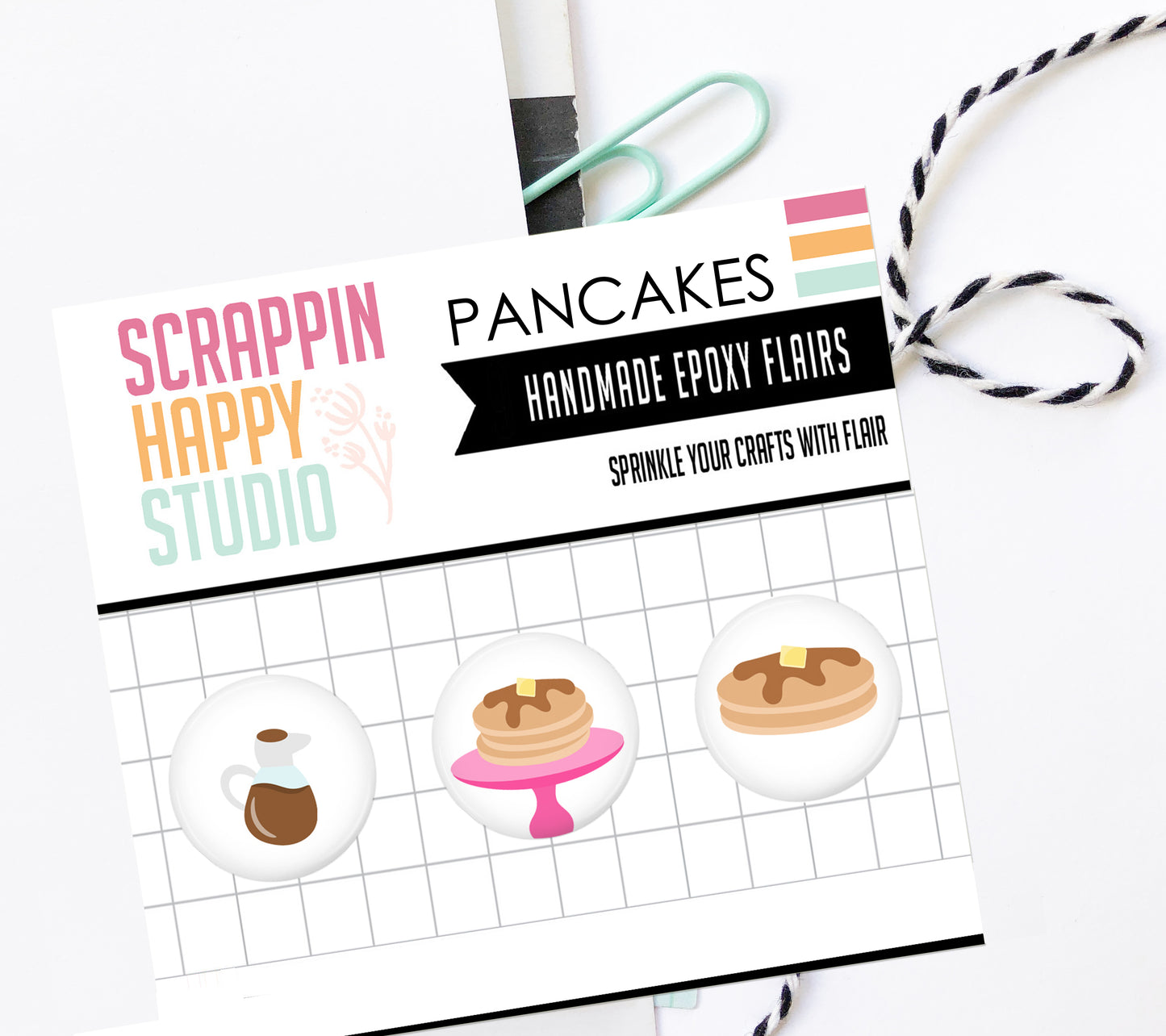 Pancakes Epoxy Flair