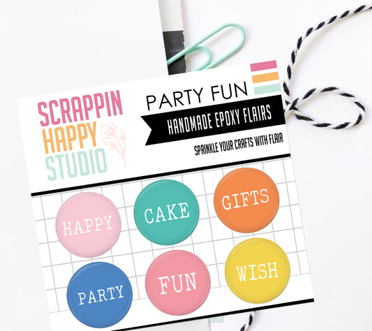 Party Fun Epoxy Flair