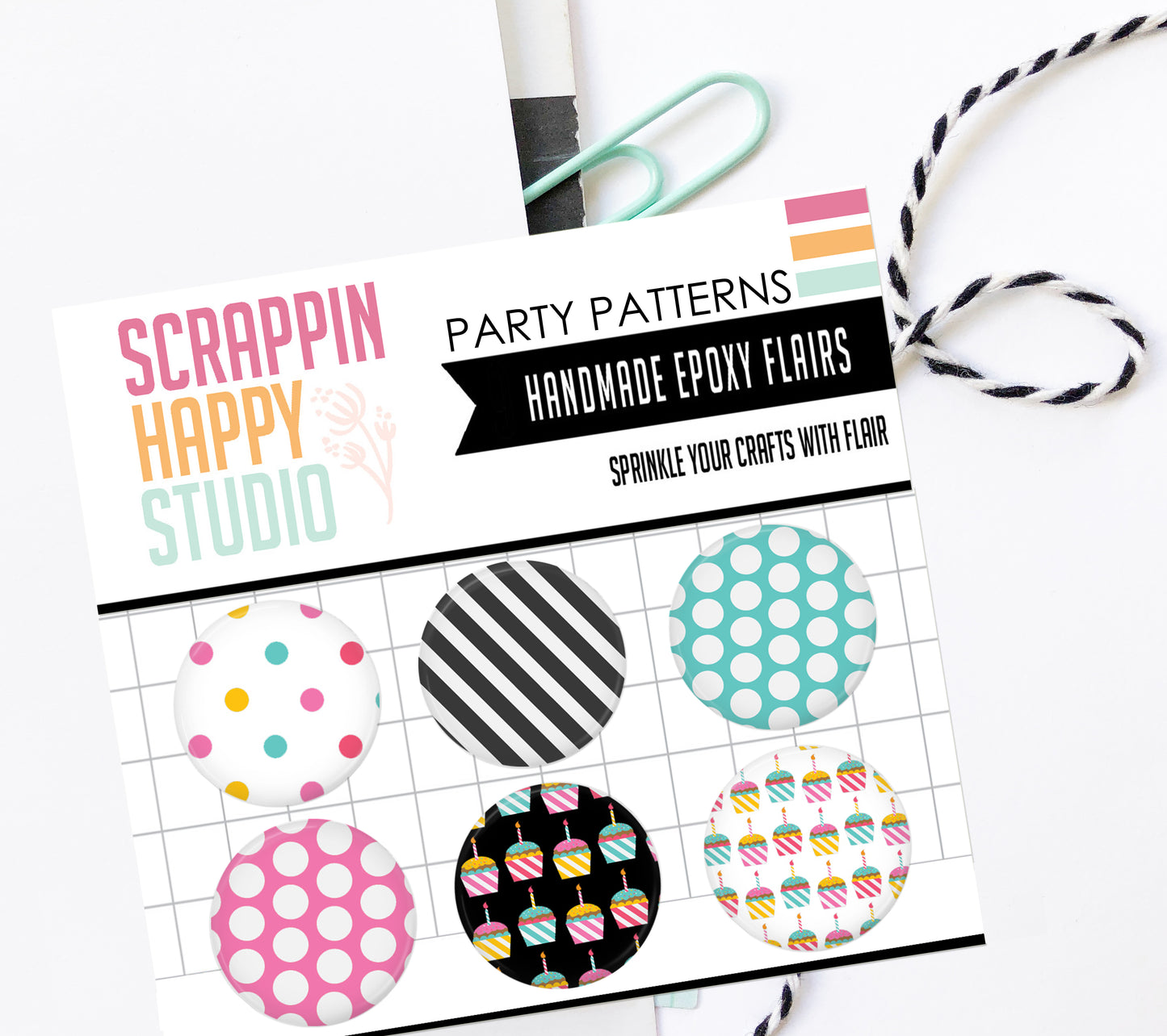 Party Patterns Epoxy Flair