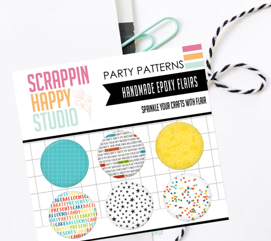 Party Patterns Epoxy Flair