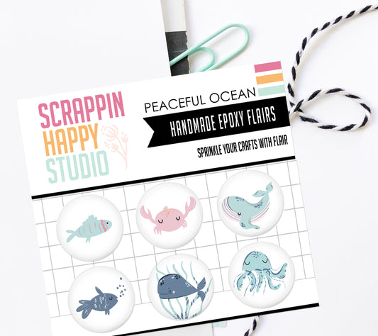 Peaceful Ocean Epoxy Flair