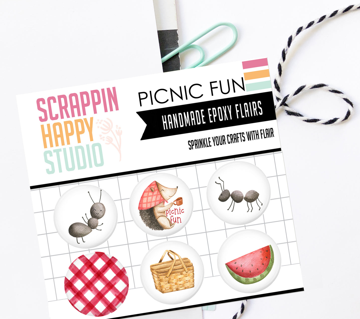 Picnic Fun Epoxy Flair