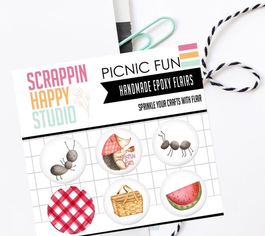 Picnic Fun Epoxy Flair