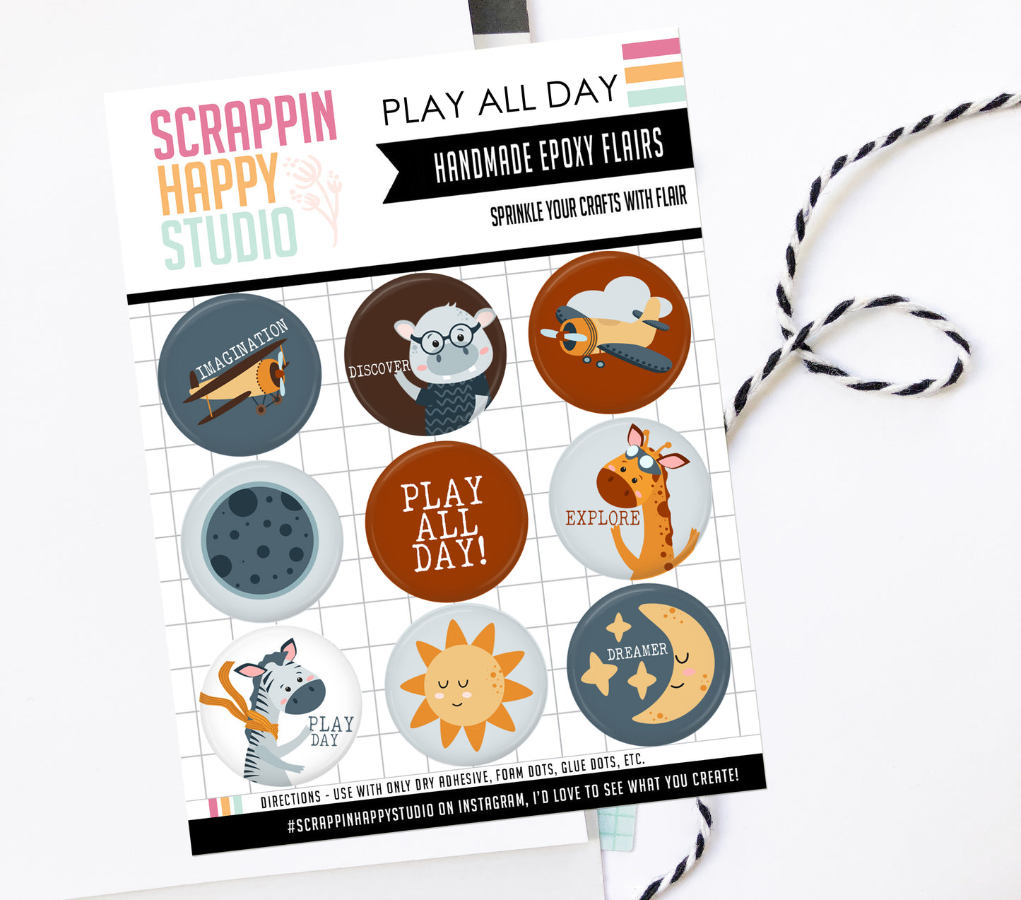 Play All Day Epoxy Flair