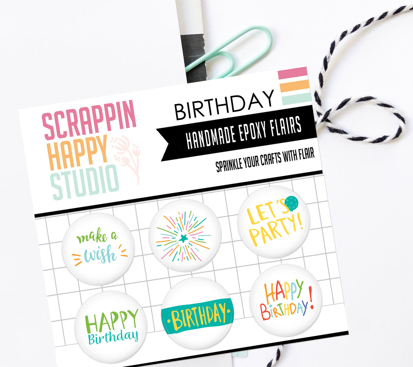 Birthday Epoxy Flair