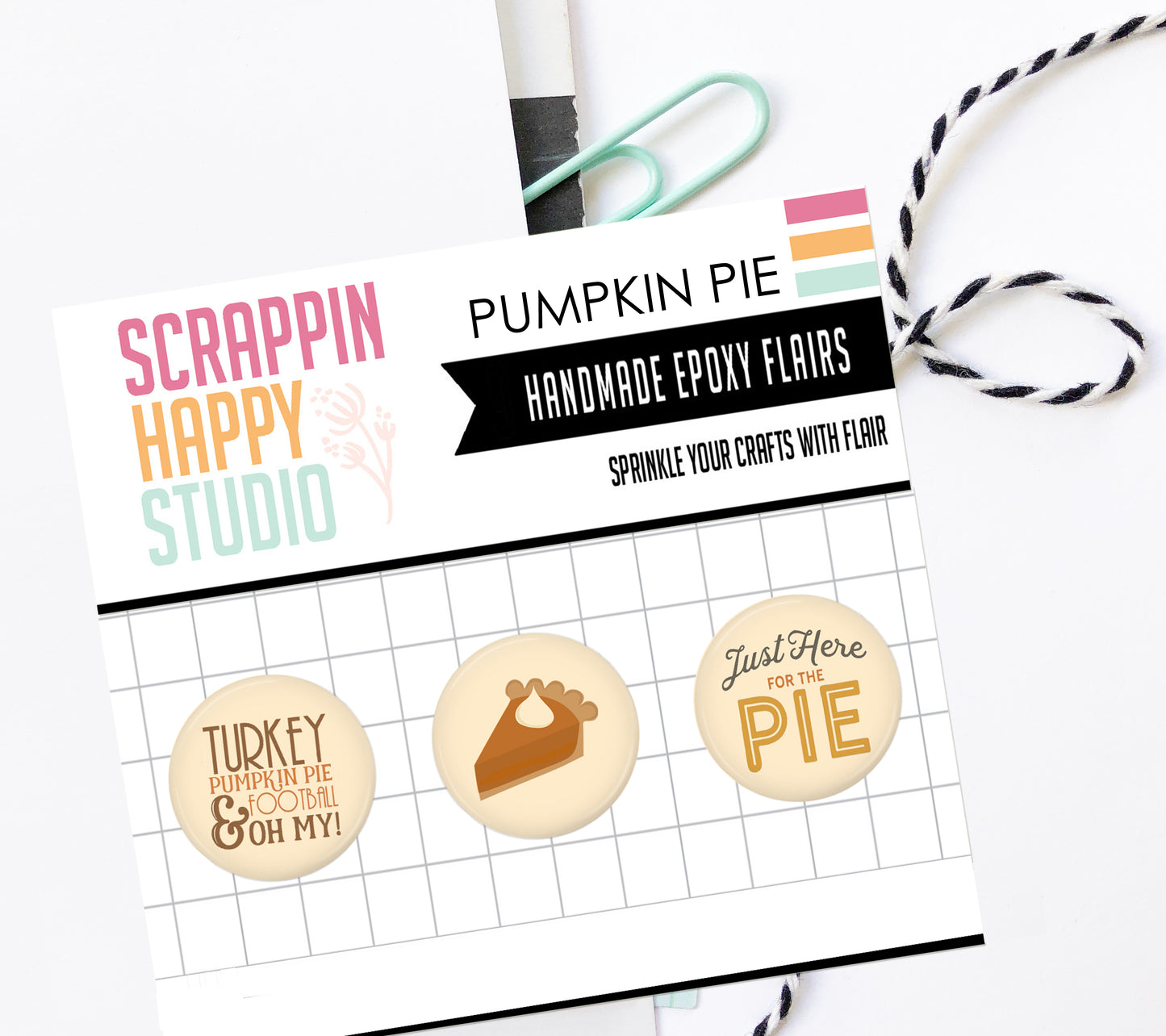 Pumpkin Pie Epoxy Flair