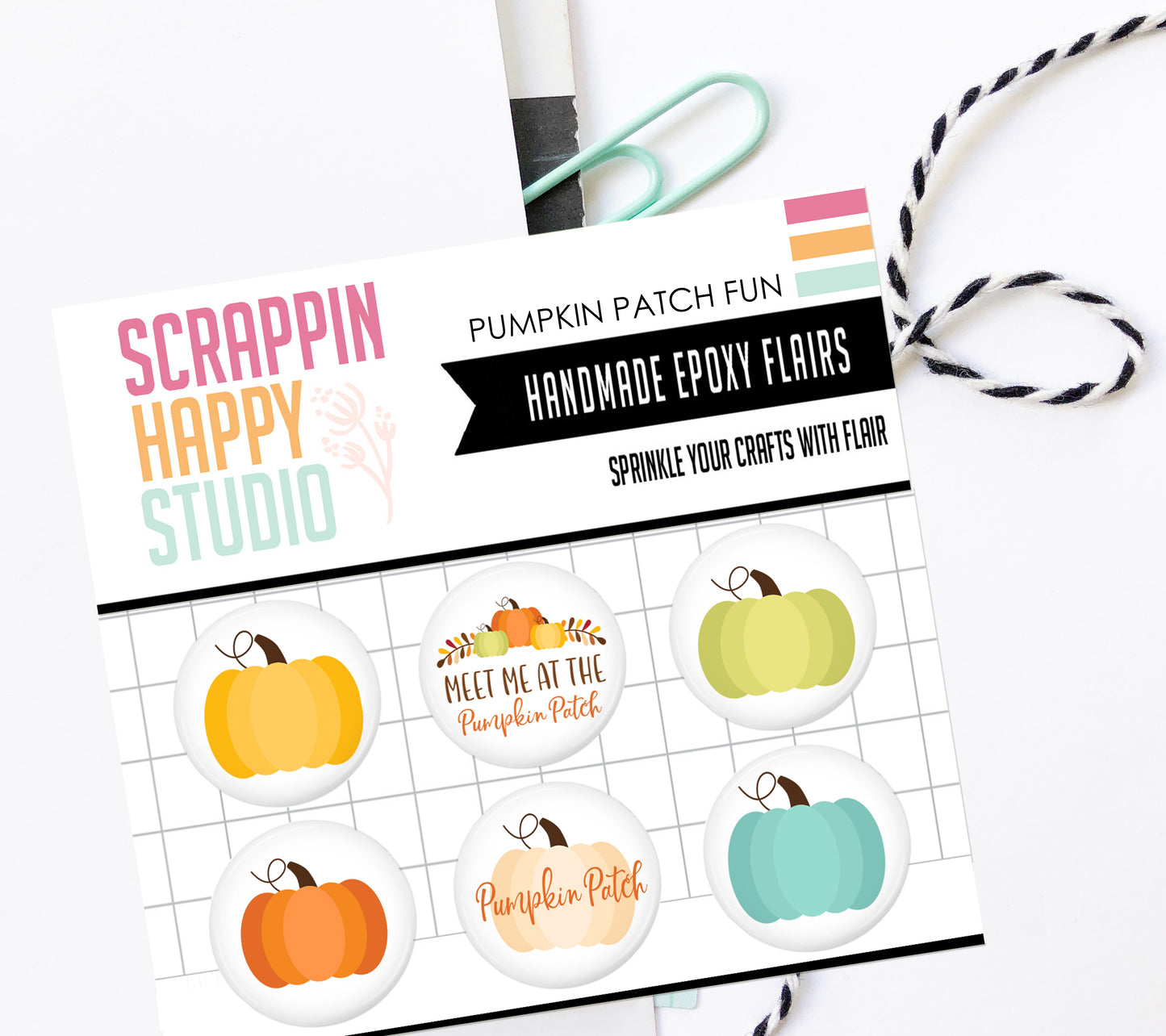 Pumpkin Patch Fun Epoxy Flair