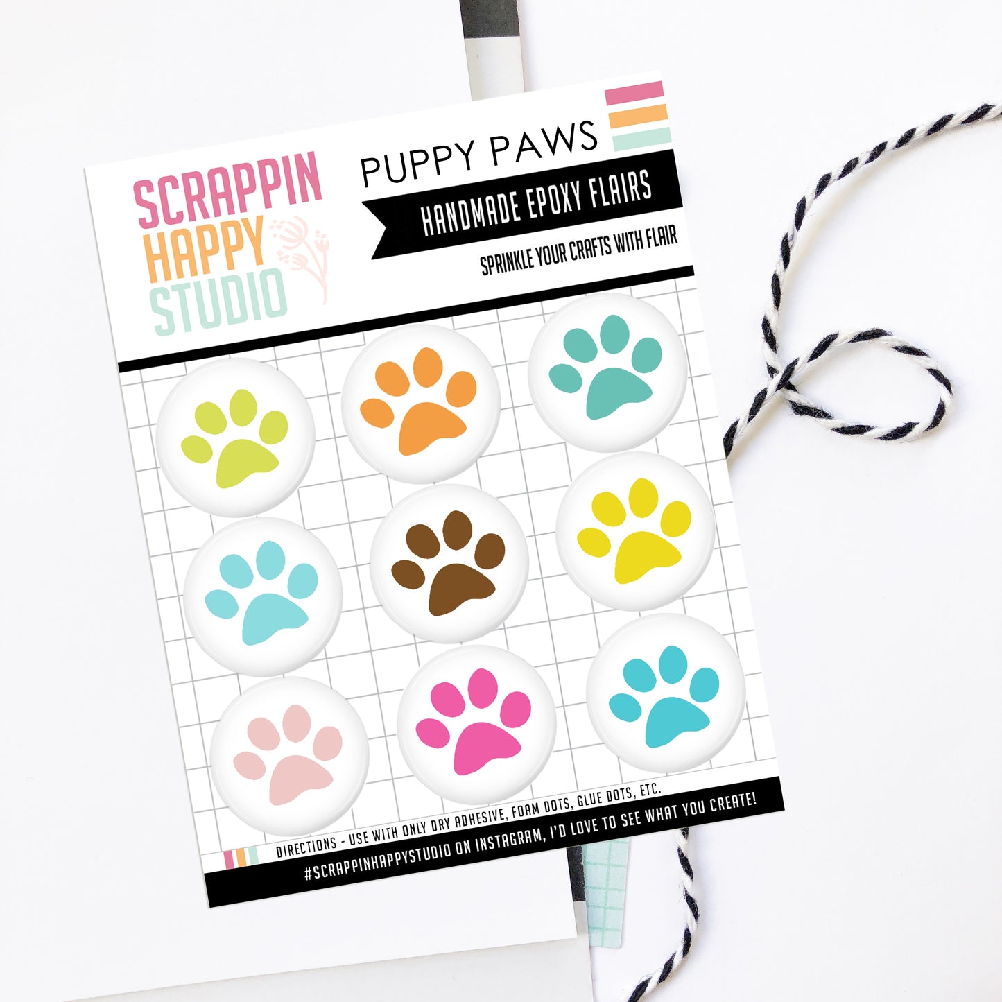Puppy Paws Epoxy Flair
