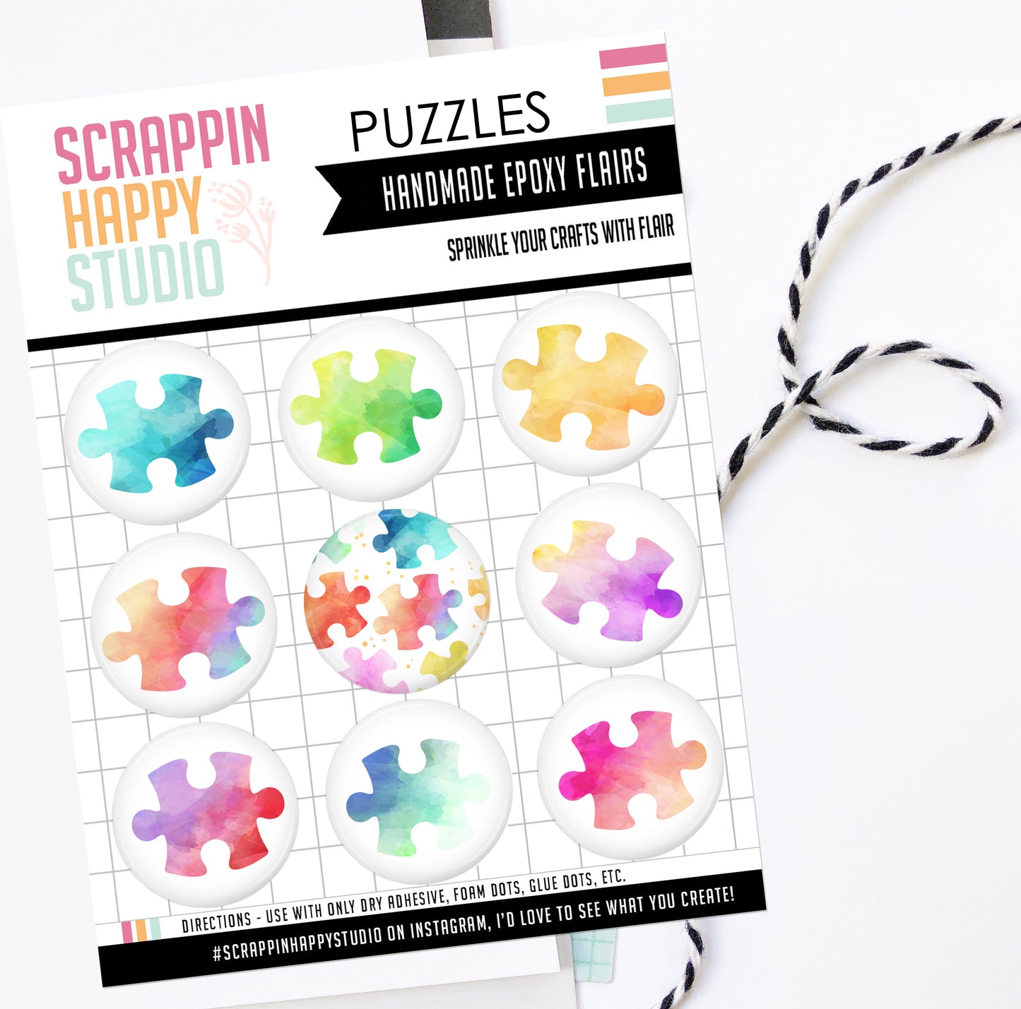Puzzles Epoxy Flair