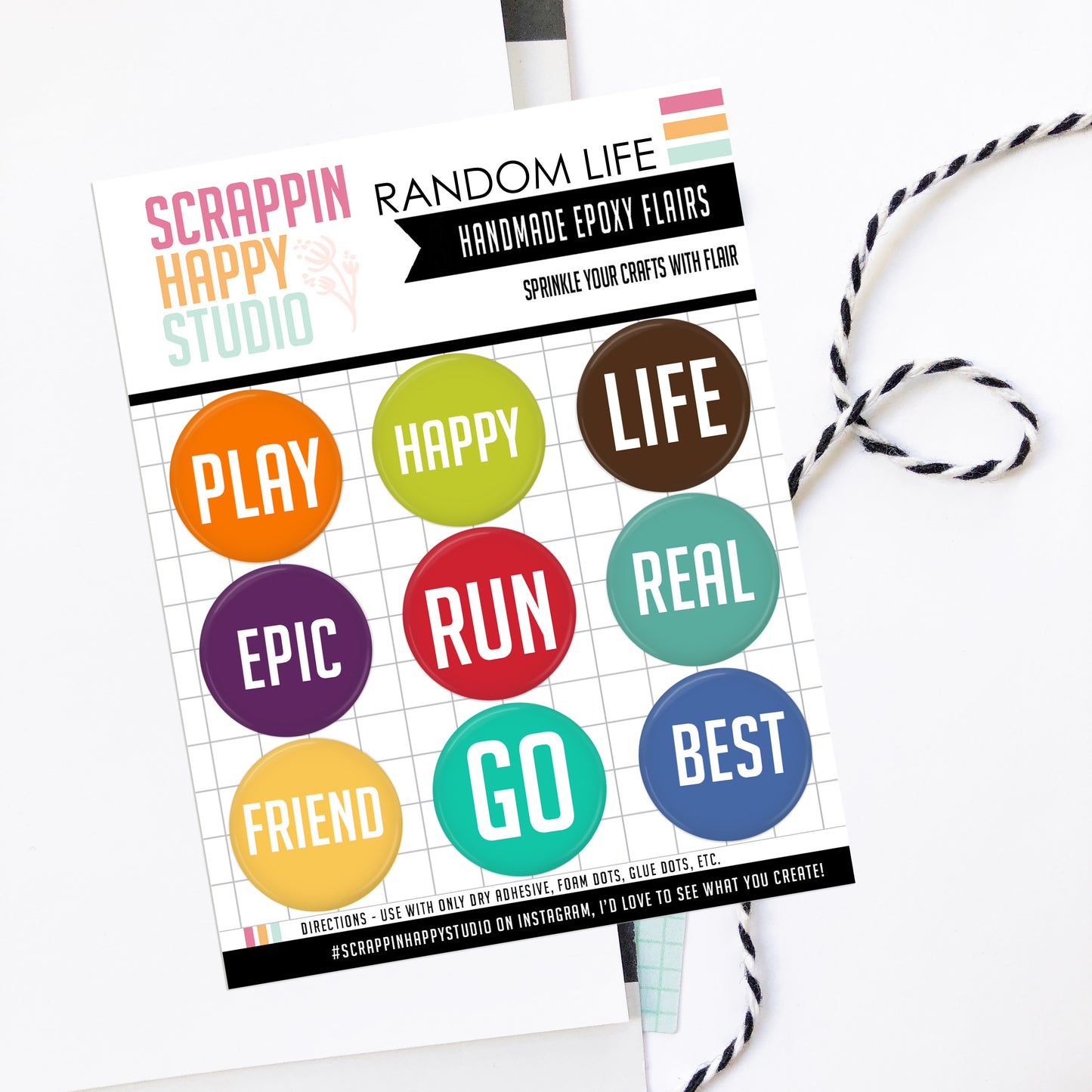 Random Life Epoxy Flair