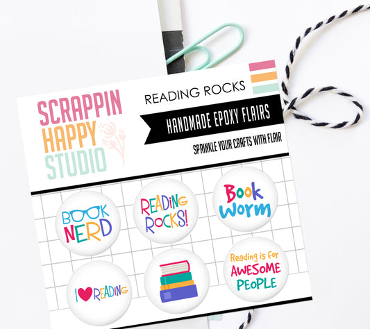 Reading Rocks Epoxy Flair